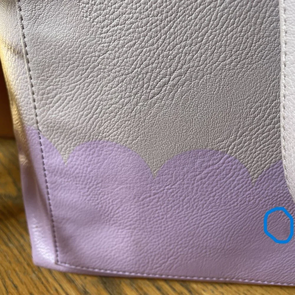 Kate Spade Lita Street Scallop Andrea leather tote Lilac/Lavender - Picture 8 of 12